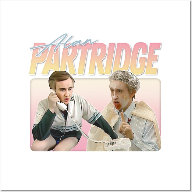 Alan Partridge / Retro Style Fan Artwork Wall Art by DankFutura